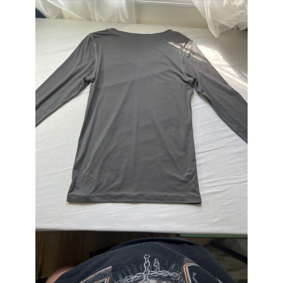 Tommie Copper Gray Long Sleeve V-neck Compression Shirt Women’s X-Large - Picture 5 of 5